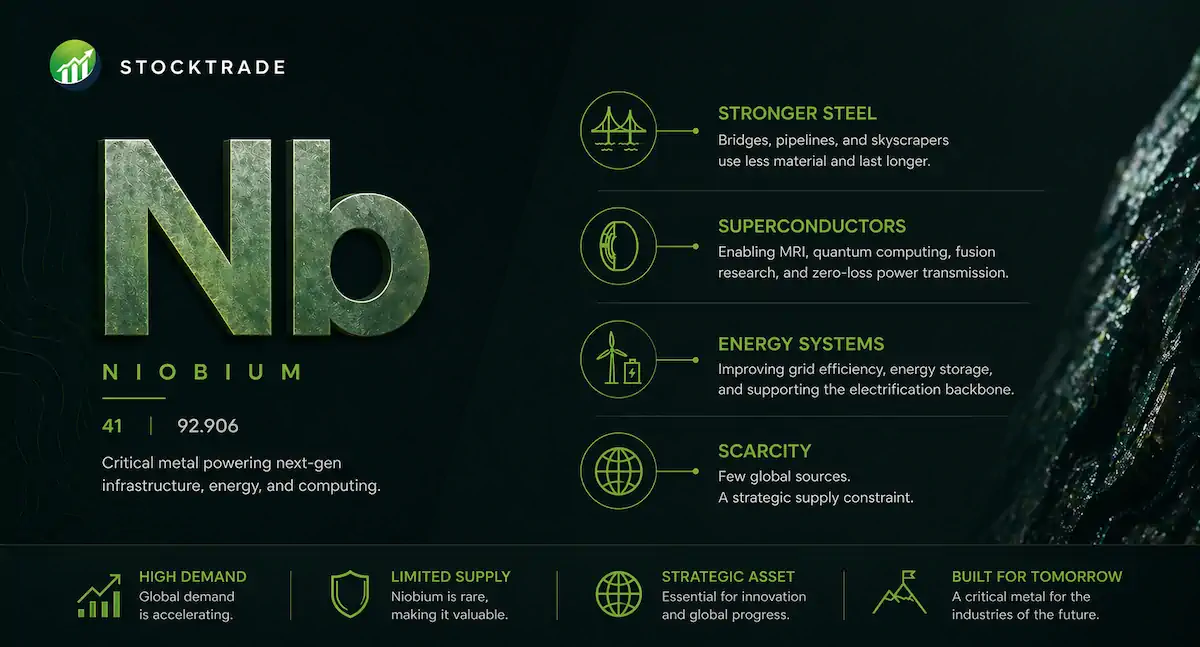 North American Niobium and Critical Minerals Corp.: niobium market breakdown